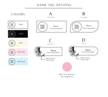 Load image into Gallery viewer, Custom Magnetic Name Tag AALVO