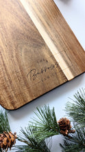 Load image into Gallery viewer, Personalized Charcuterie Board with Handle
