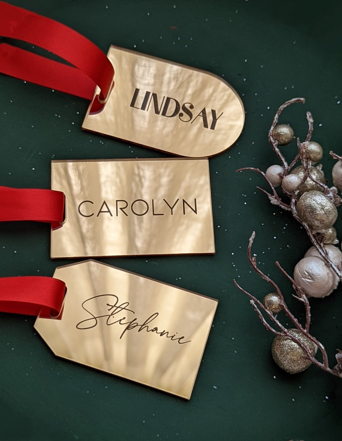 Custom Name Gift Tags / Stocking Tags / Place Cards