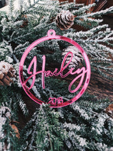 Load image into Gallery viewer, Round Personalized Ornament AALVO