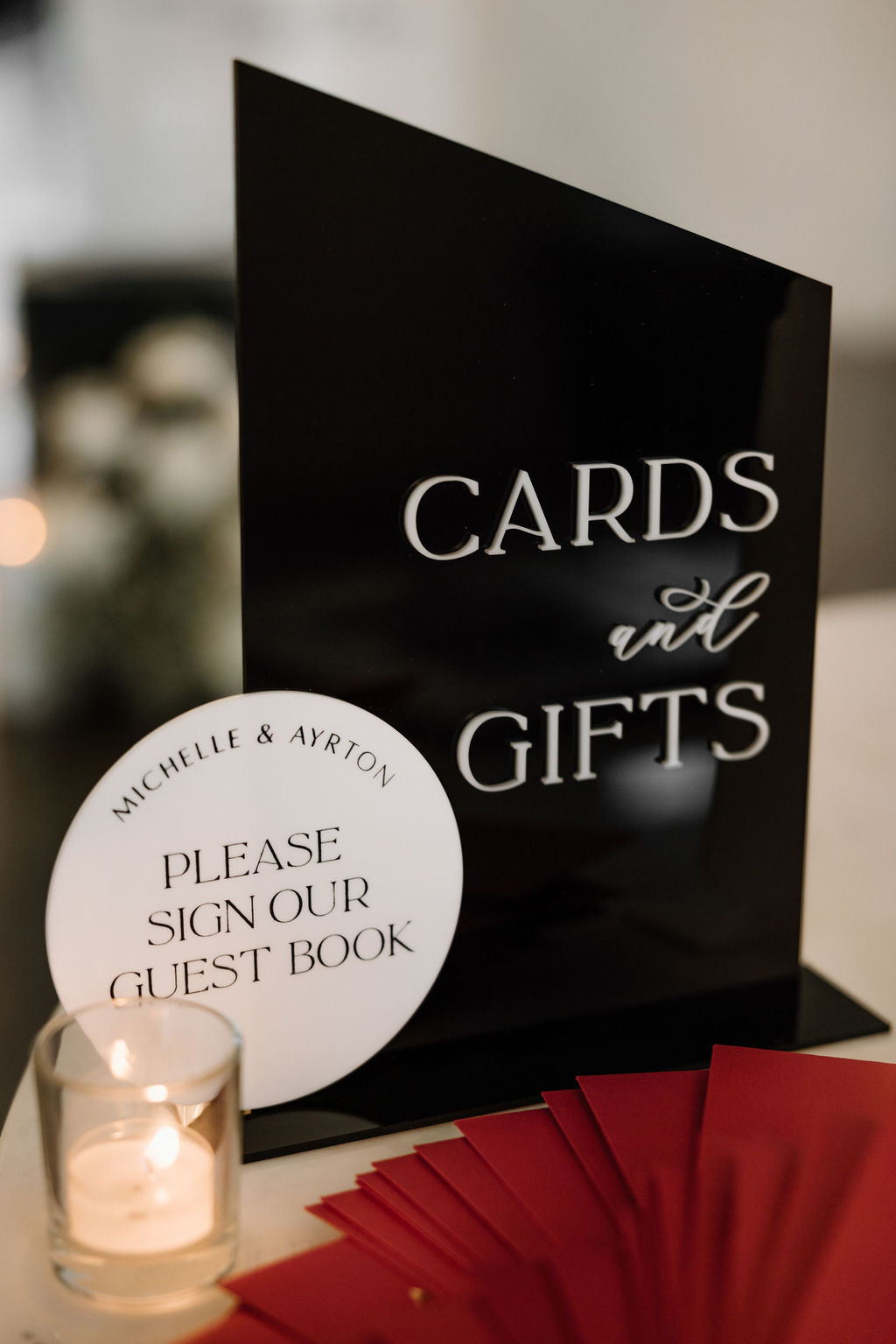 Cards & Gifts with Guestbook Sign