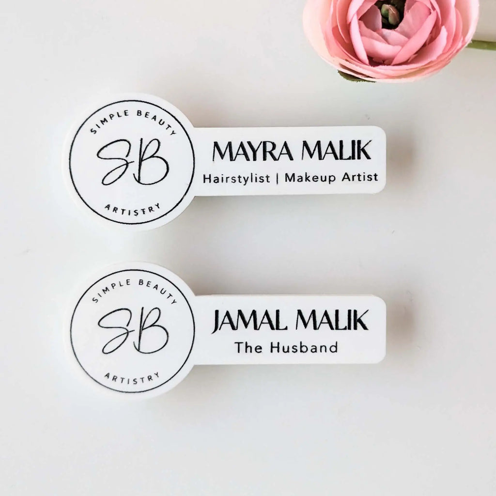 Custom Magnetic Name Tag AALVO