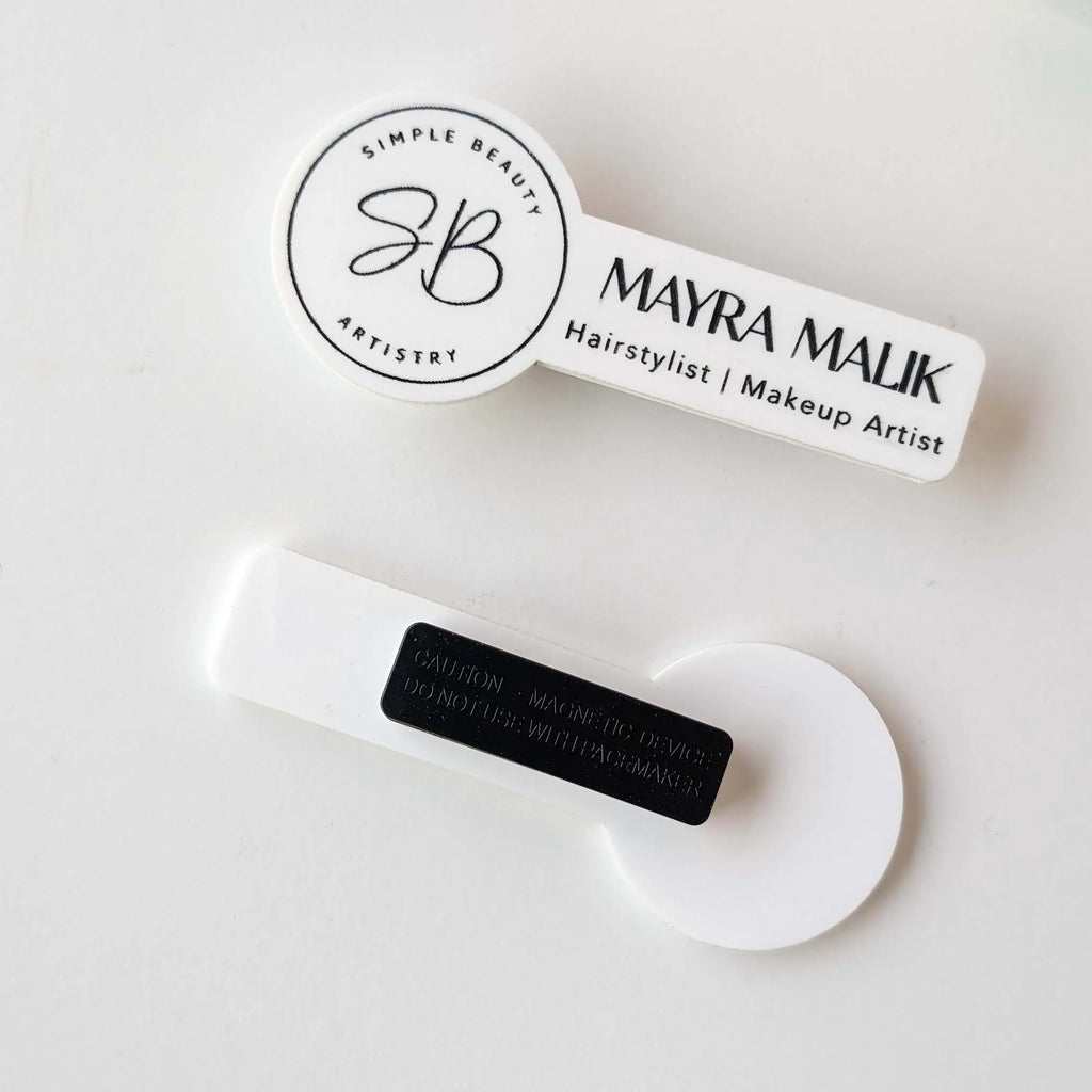 Custom Magnetic Name Tag AALVO