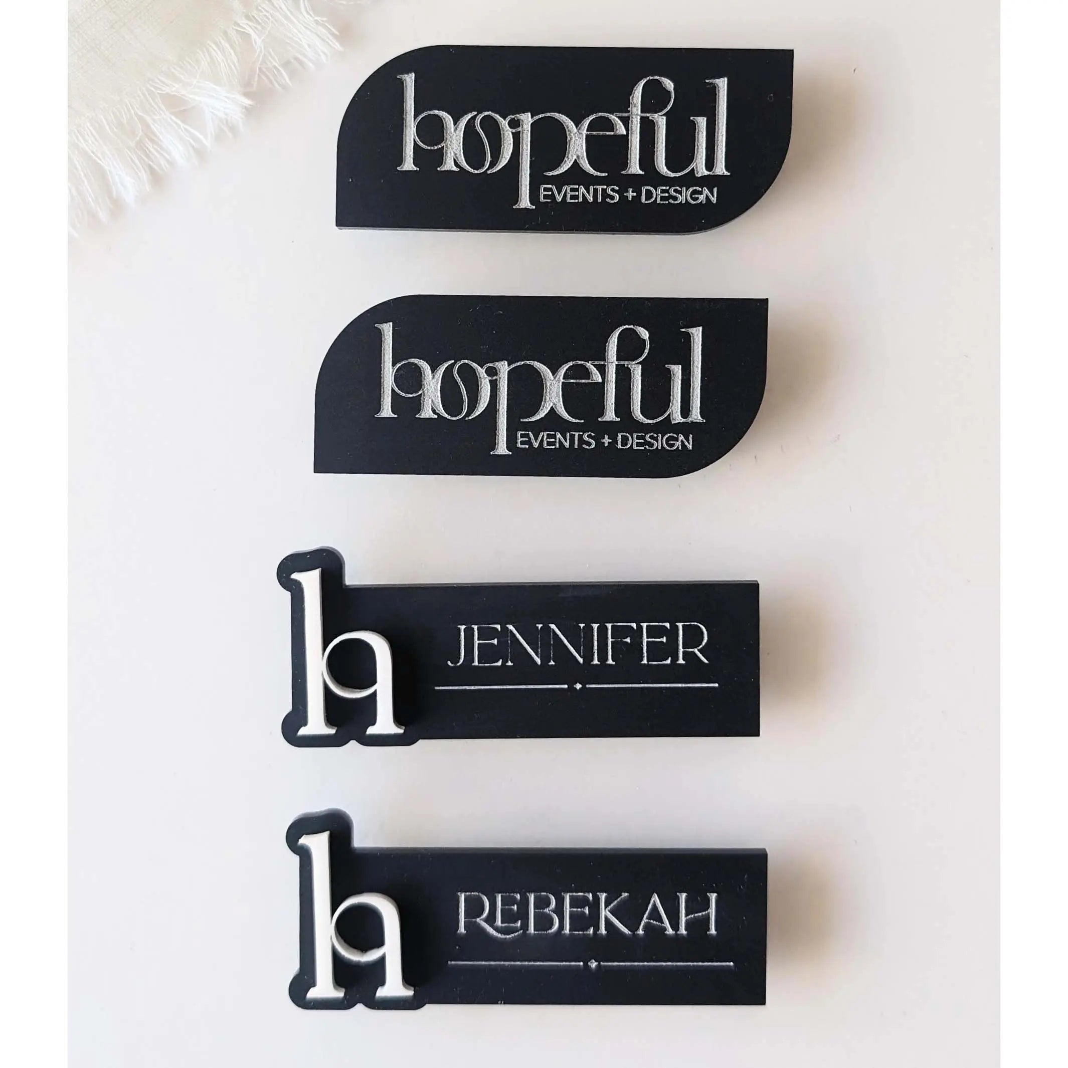 Custom Magnetic Name Tag AALVO