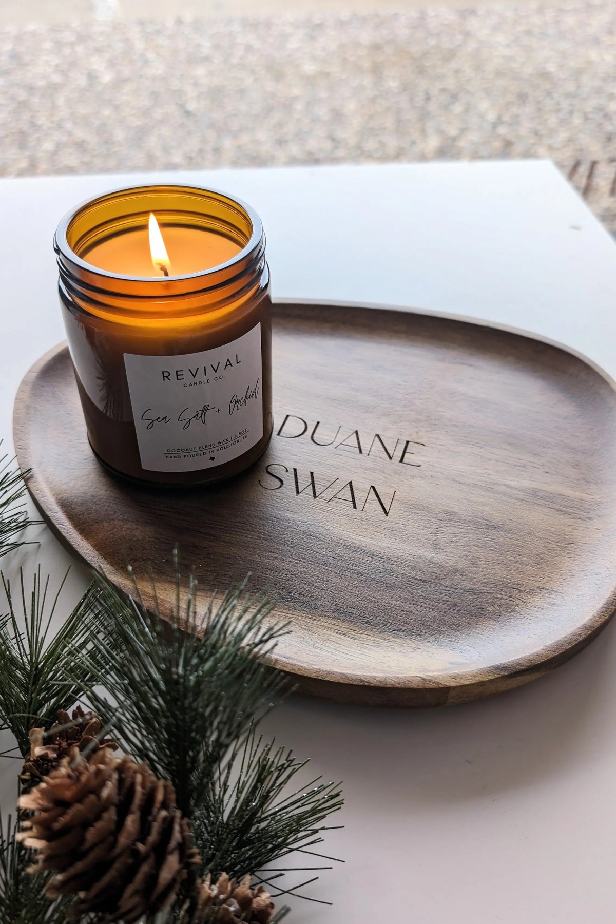 Personalized Serving Board - Round Edge AALVO