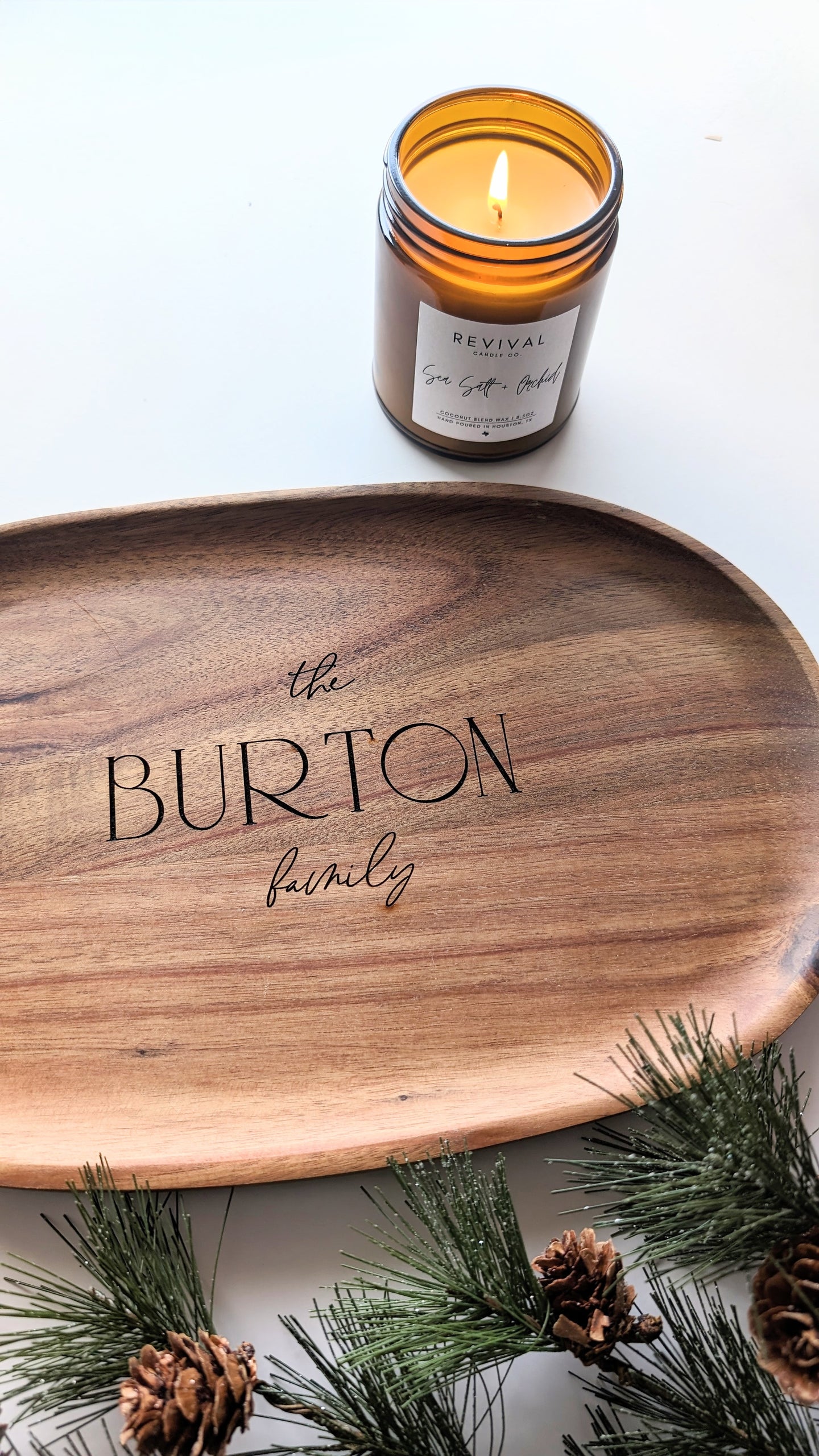 Personalized Serving Board - Modern Rounded Edge