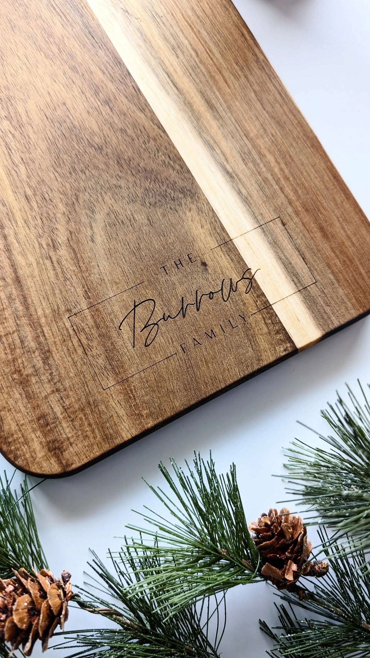 Personalized Charcuterie Board with Handle AALVO