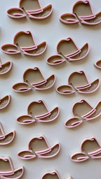 Pink Cowgirl Hat Drink Charm