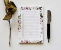 Spring Floral List Pad AALVO