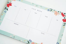 Load image into Gallery viewer, Floral Weekly Planner
