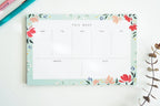Floral Weekly Planner AALVO