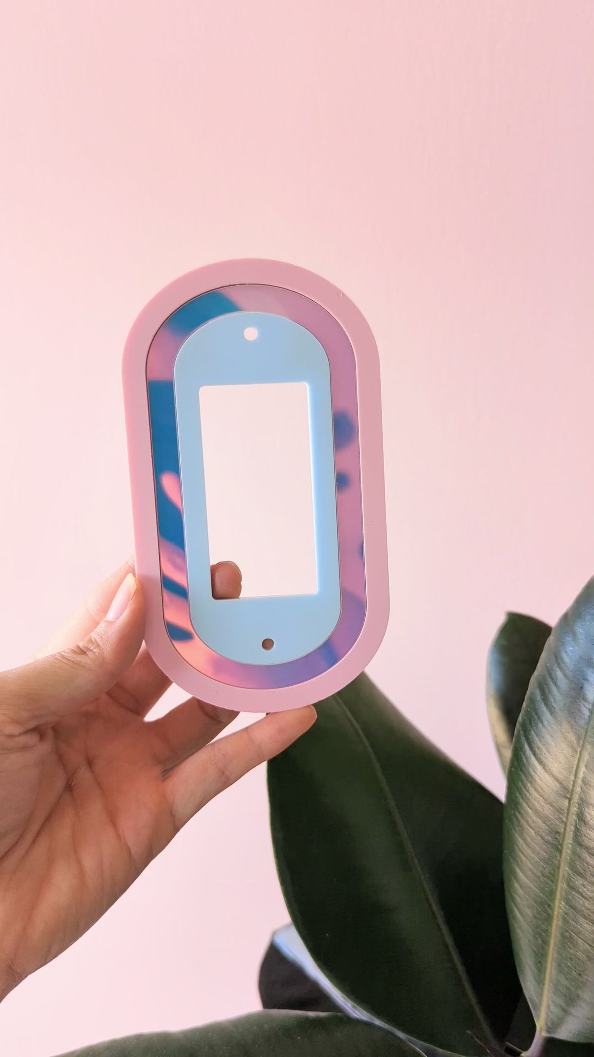Oval Iridescent Light Switch Cover