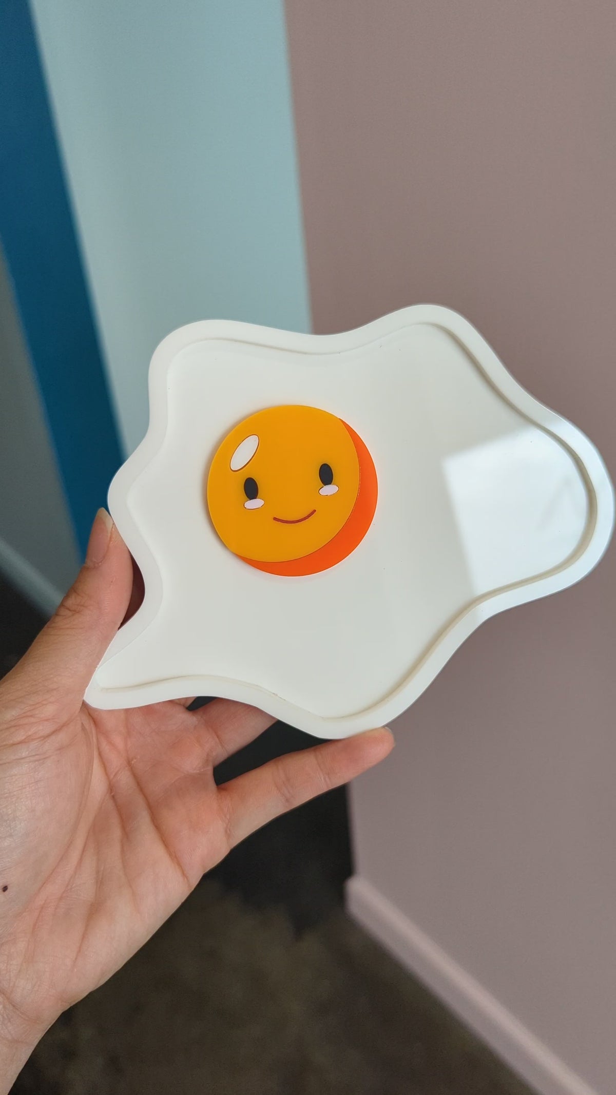 Acrylic Cute Egg Tray / Wall Art