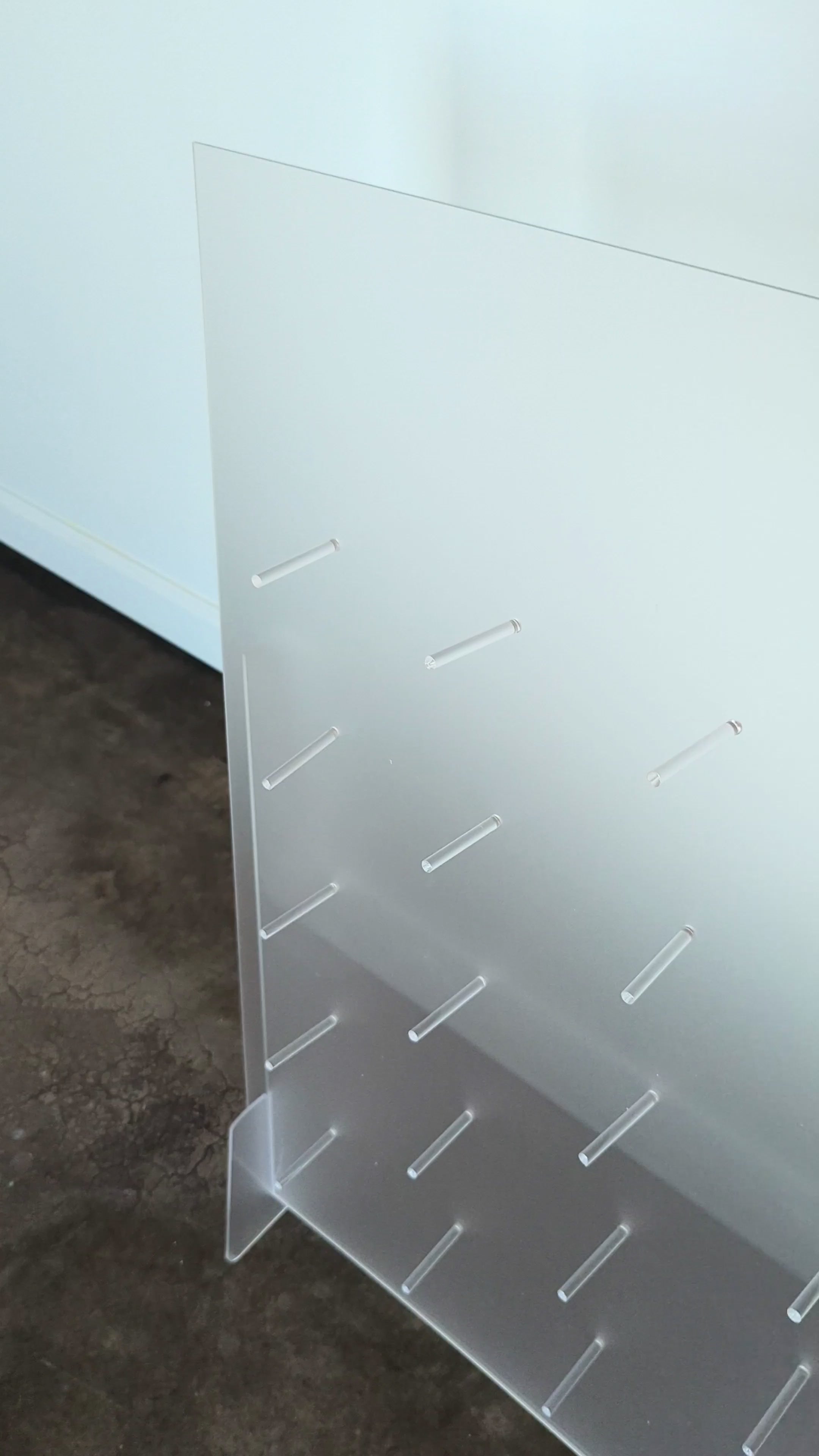 Acrylic Peg Board Display / Donut Wall