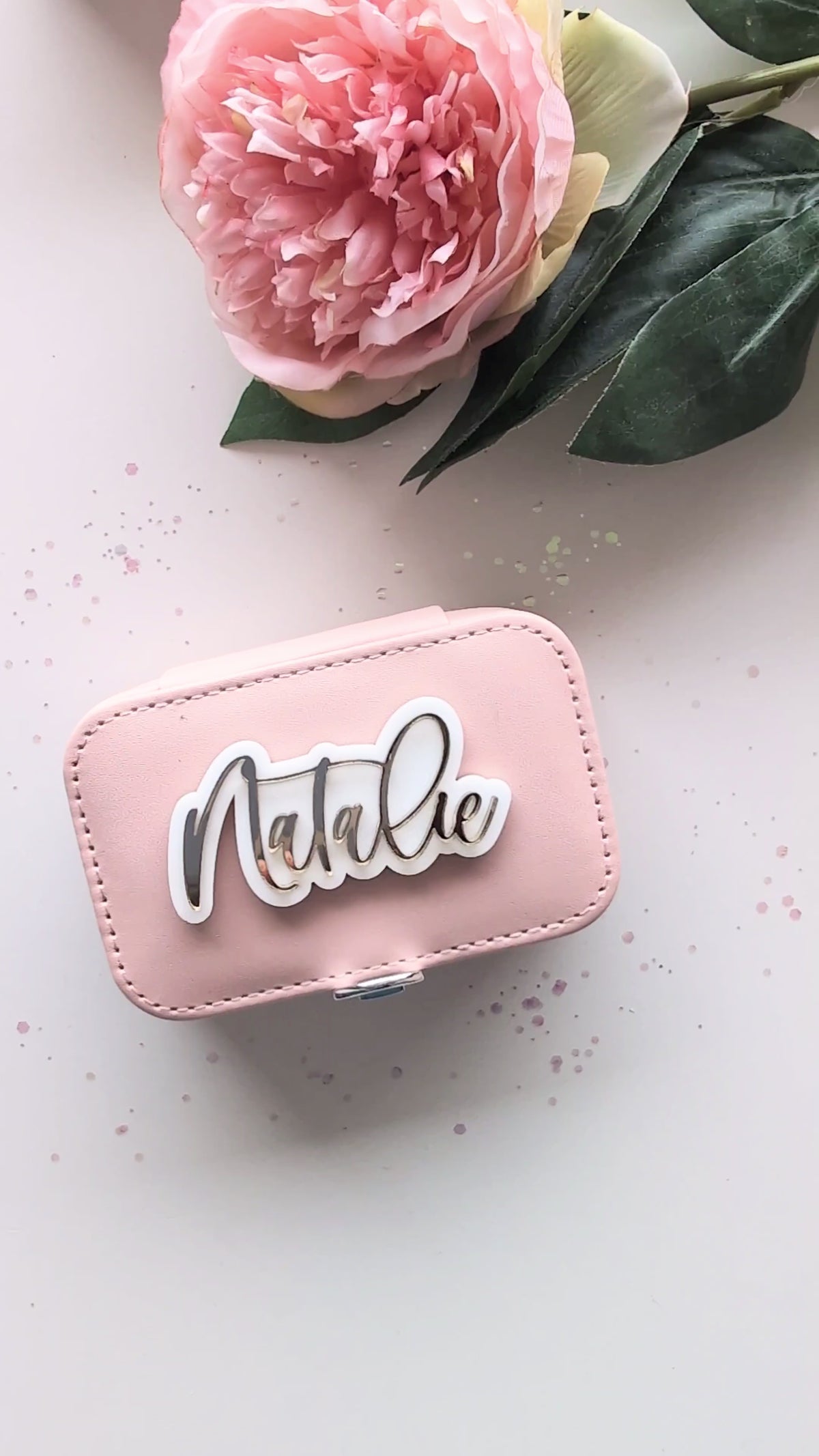 Personalized Jewelry Traveling Case