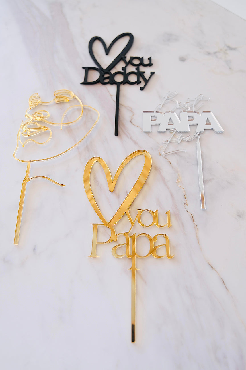 DEJA VU SWEETS Exclusive Father's Day Toppers