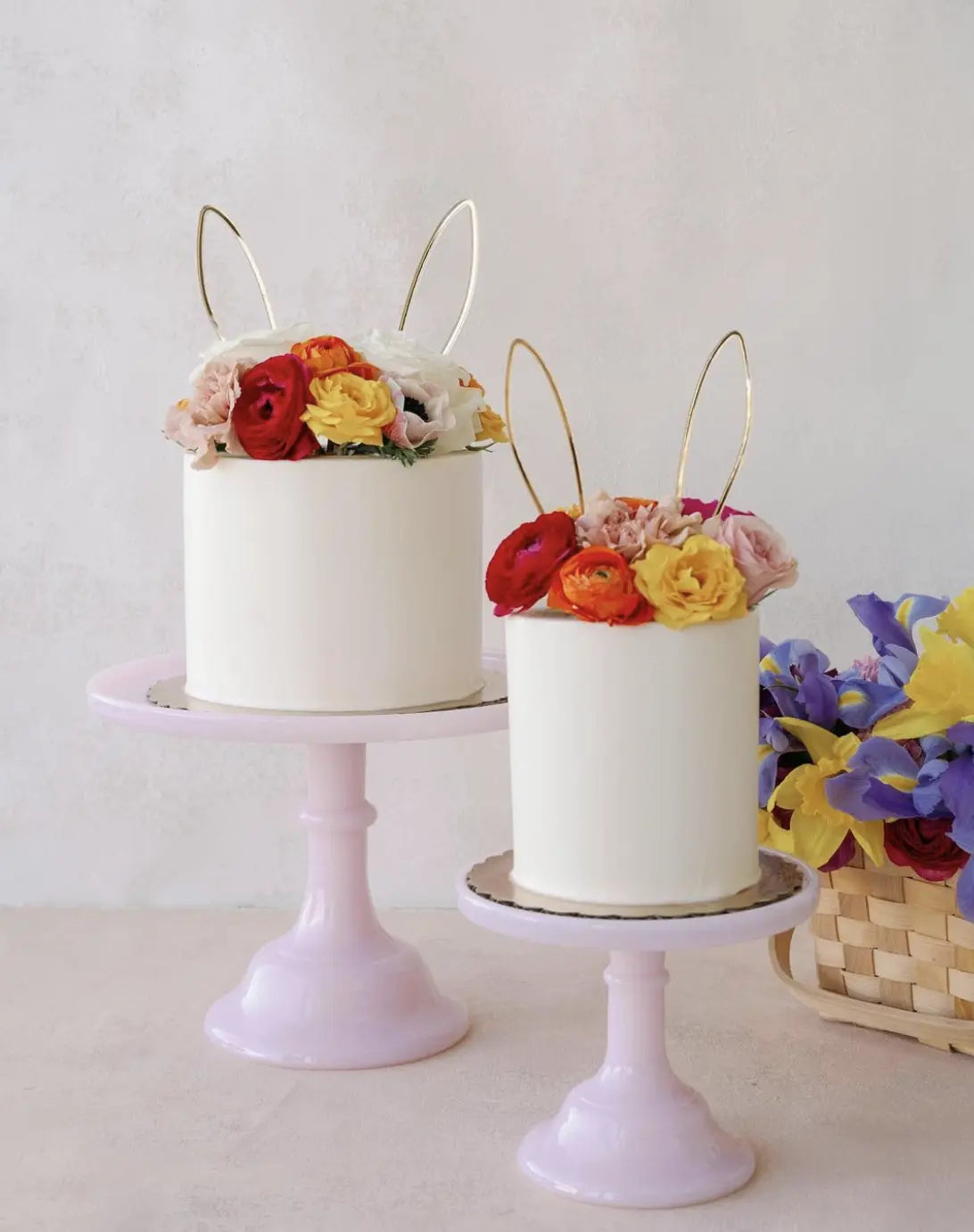 Easter Bunny Ear Outline Cake Topper AALVO