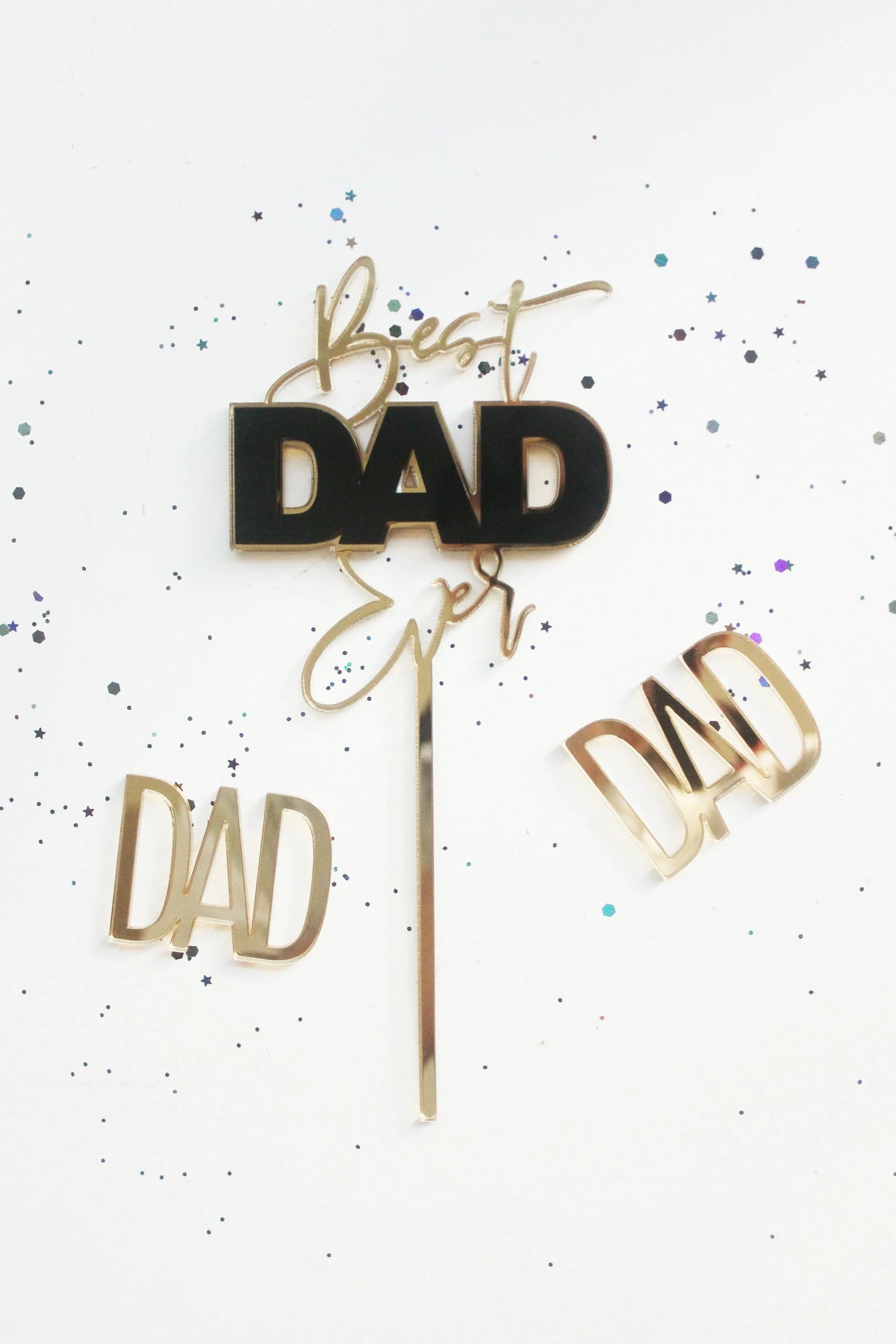 Best DAD Ever Cake Topper AALVO