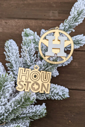 HOUSTON ASTROS Holiday Ornament Set AALVO