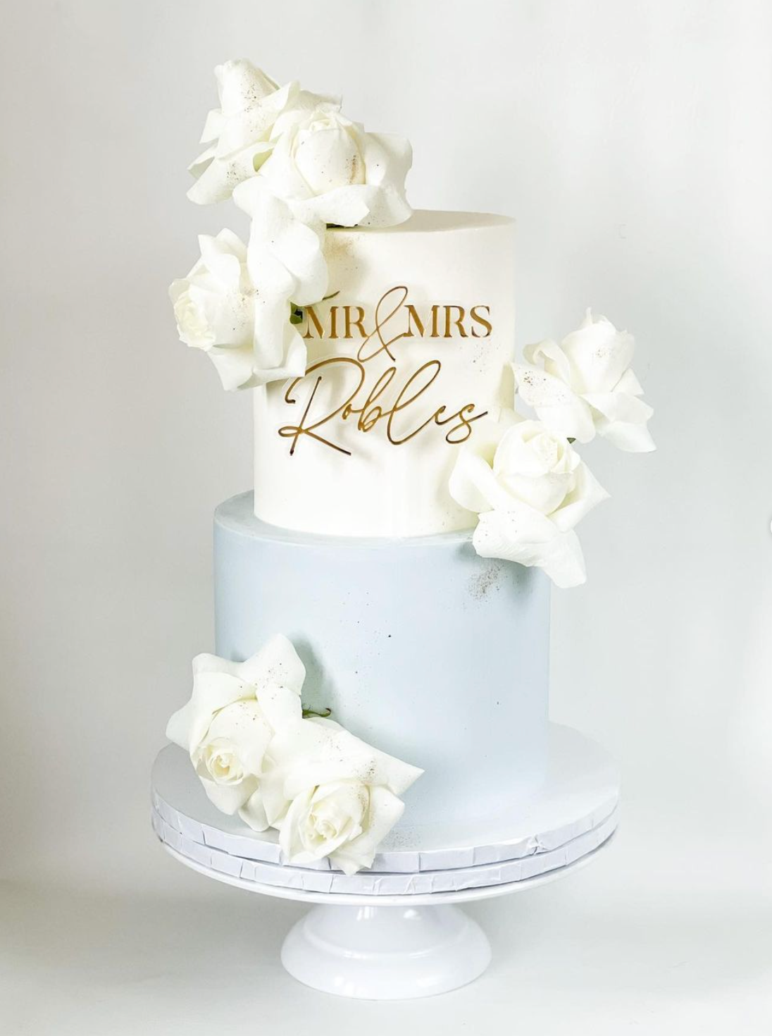 Mr & Mrs Custom Wedding Cake Topper