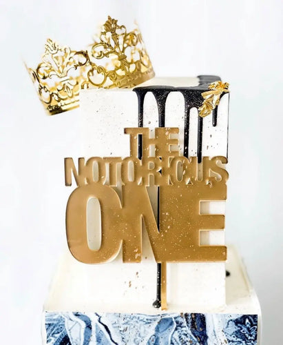 The Notorious One Cake Topper AALVO