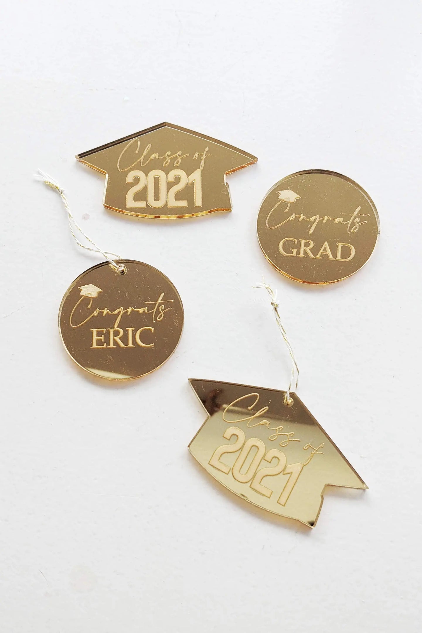 Custom Graduation Hat Tags / Charms AALVO