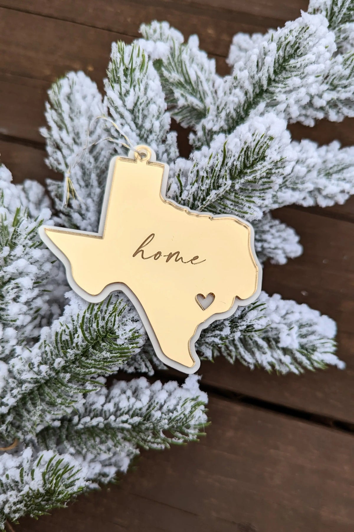 Houston Texas Home Holiday Ornament AALVO
