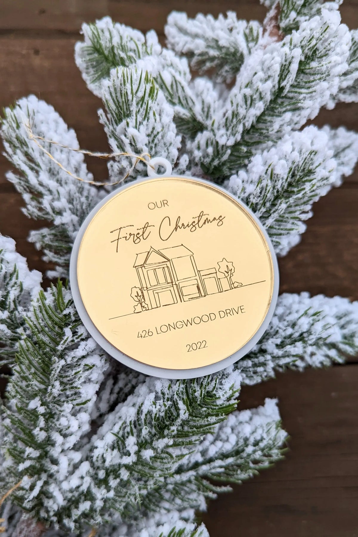 First Christmas in Our New Home Holiday Ornament AALVO