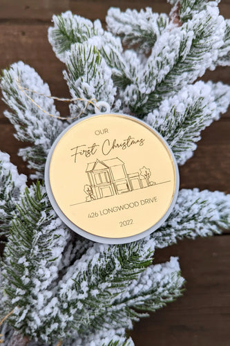 First Christmas in Our New Home Holiday Ornament AALVO