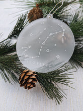 Load image into Gallery viewer, Scorpius Astrology Christmas Frosted Acrylic Ornament
