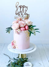Load image into Gallery viewer, Happy Birthday Custom Name Cake Topper AALVO
