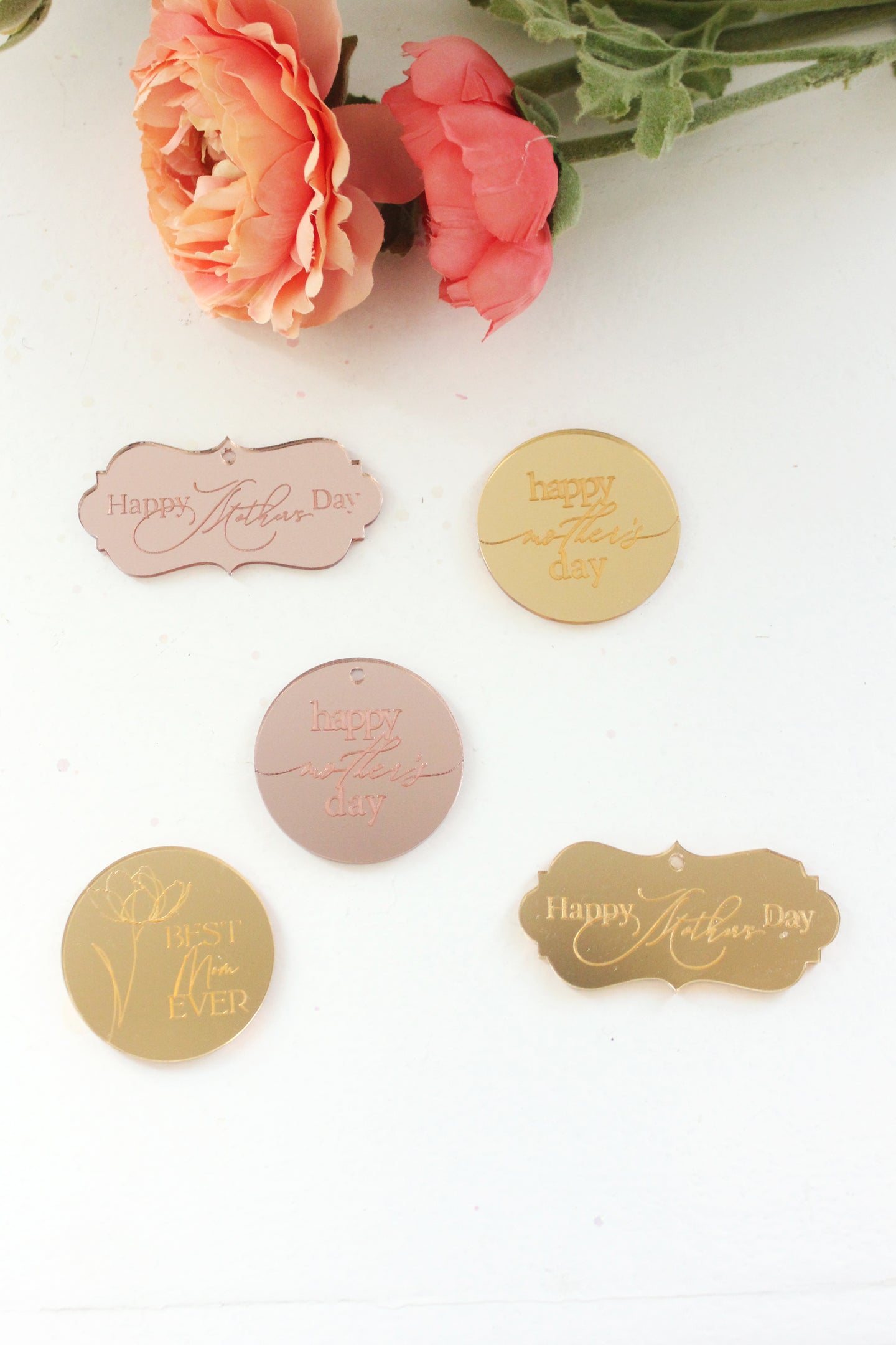 Mother's Day Acrylic Tags / Cake Charms