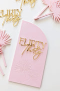 Boho Chic "Flirty Thirty" Arch Cake Plaque / Cake Topper AALVO