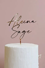 Load image into Gallery viewer, Custom Name Cake Topper AALVO
