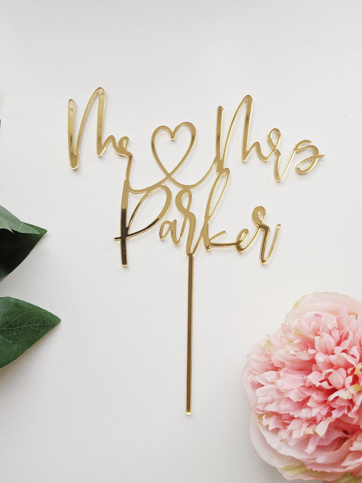 Mr & Mrs Cake Topper - Custom AALVO