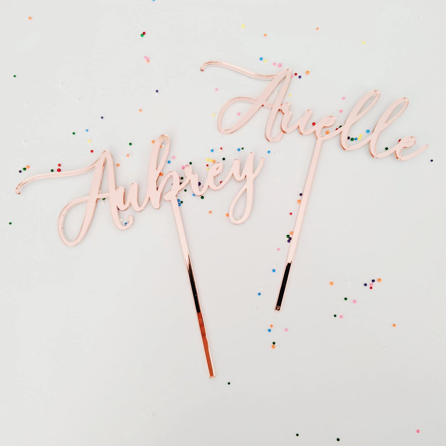 Custom Name Cake Topper AALVO