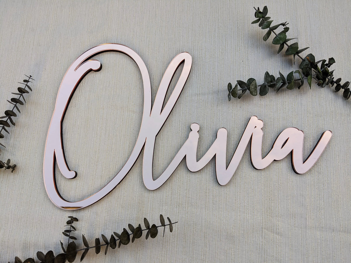 Custom Name Cut Out Sign AALVO