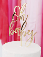 Load image into Gallery viewer, Oh Baby Cake Topper
