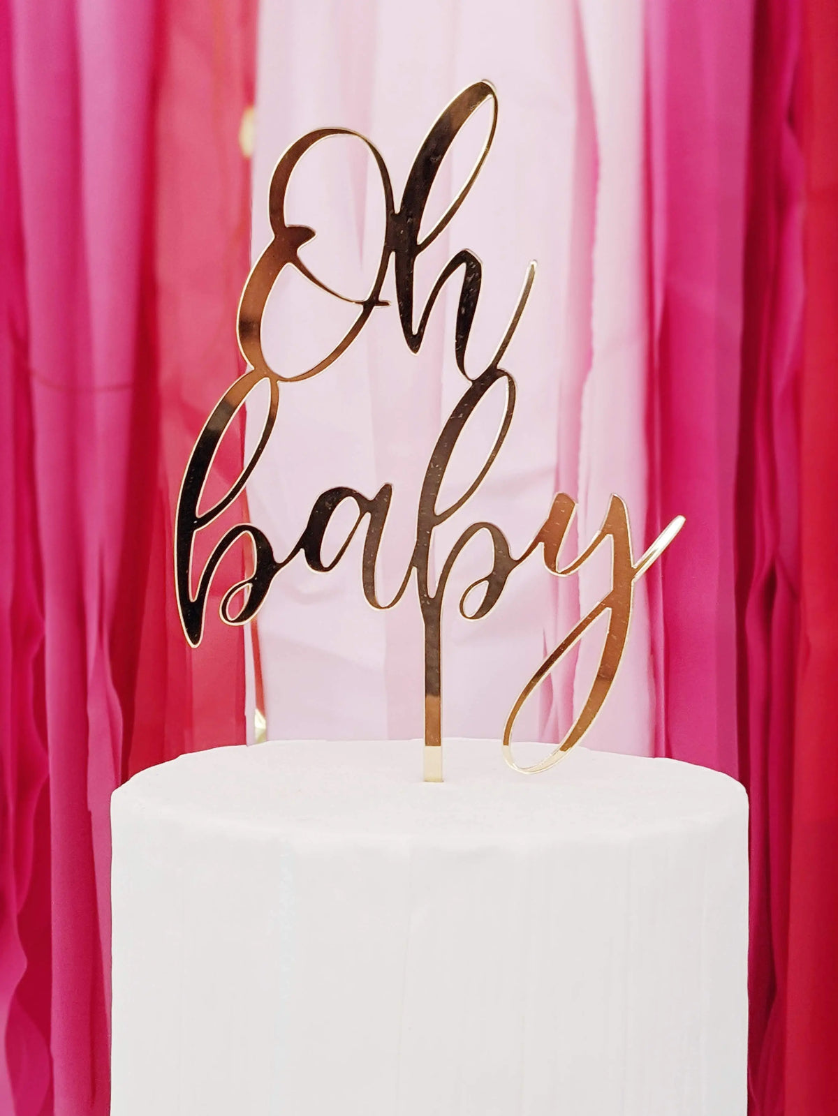 Oh Baby Cake Topper vendor-unknown