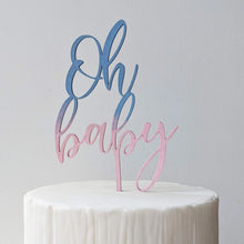 Load image into Gallery viewer, Oh Baby Cake Topper
