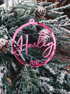 Round Personalized Ornament AALVO
