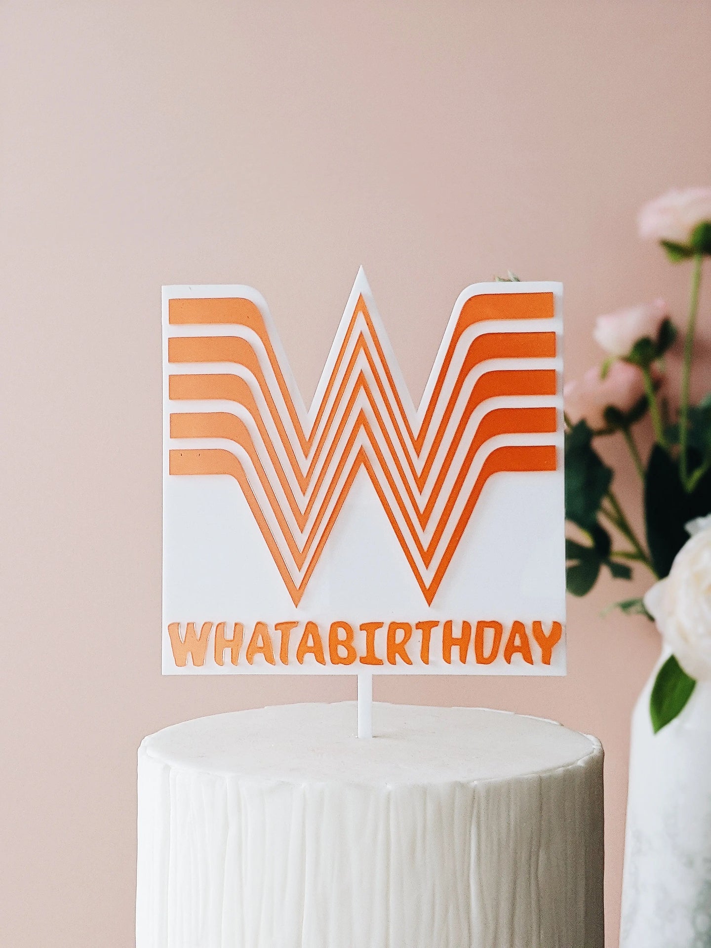 Whatabirthday Cake Topper